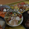 星野リゾート トマム ザ・タワー宿泊記⑦ 森のレストラン ニニヌプリ